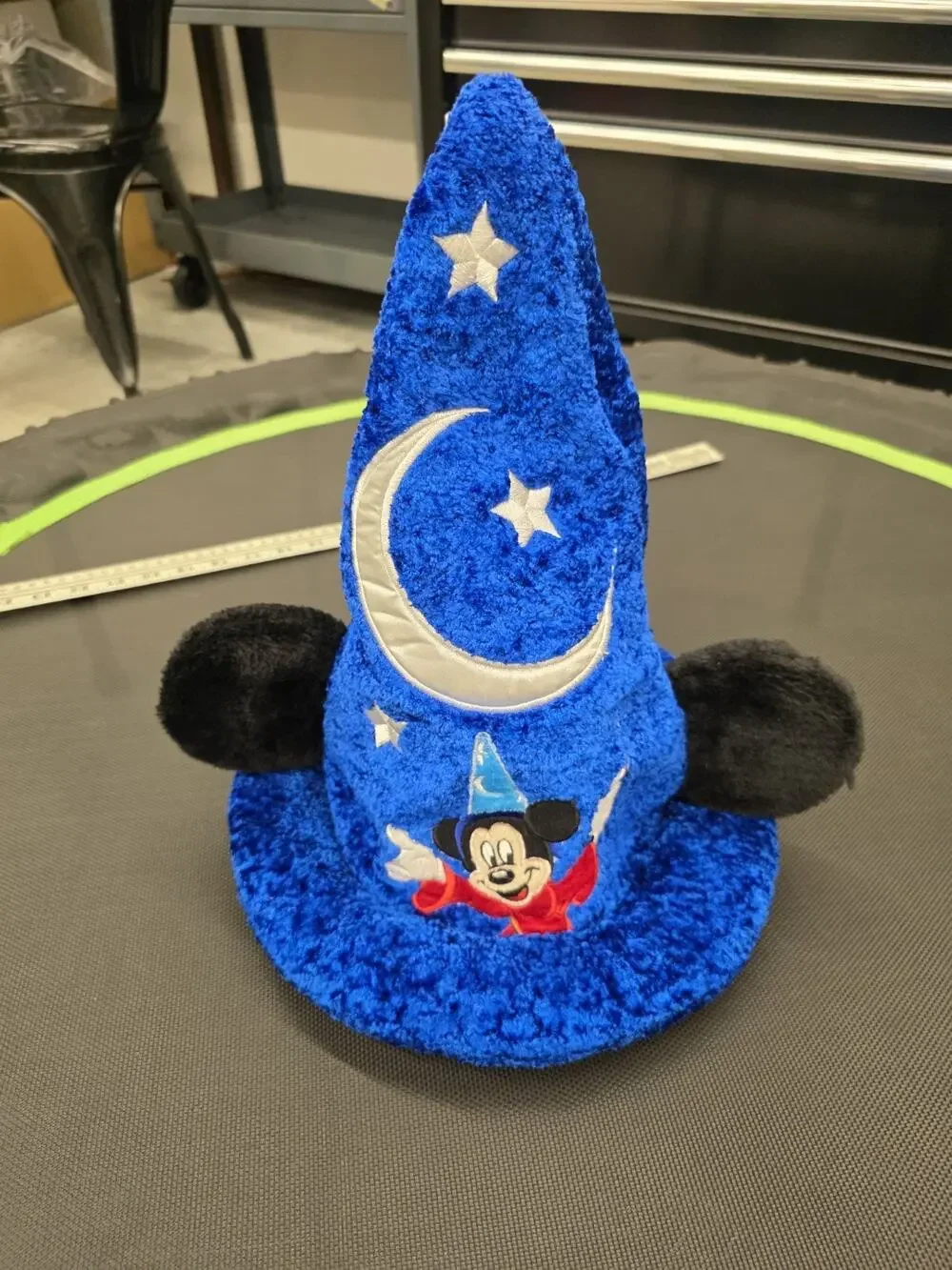 Disney Parks Mickey Mouse Fantasia Hat Sorcerer Wizard Plush Ears hat cap OSFM